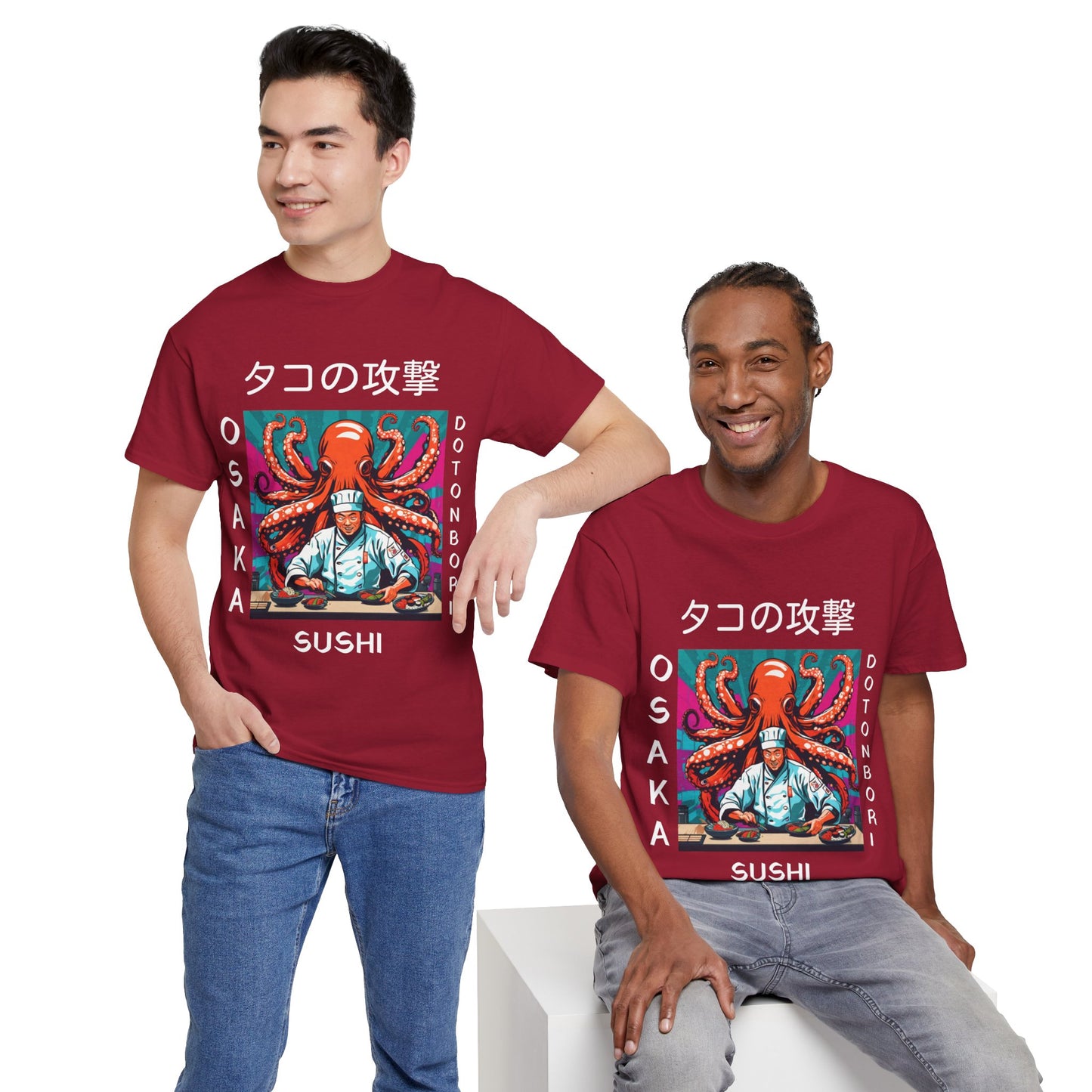 Octopus Escape Sushi Chef - Flashlander Gym Shirt