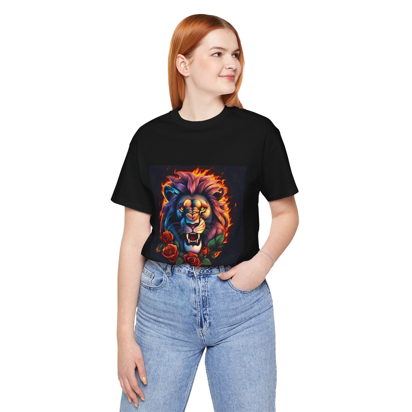 Brave Lion Flames Flashlander Gym Shirt