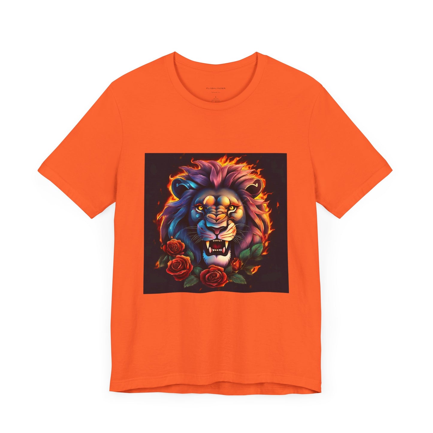 Brave Lion Flames Flashlander Gym Shirt