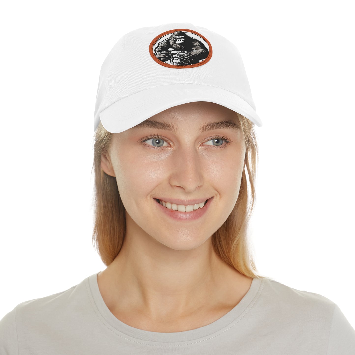 Bigfoot Beer Cheers Hat Sportswear Cap Dad Hat with Patch (Round) Baseball Cap Custom Hat Flashlander