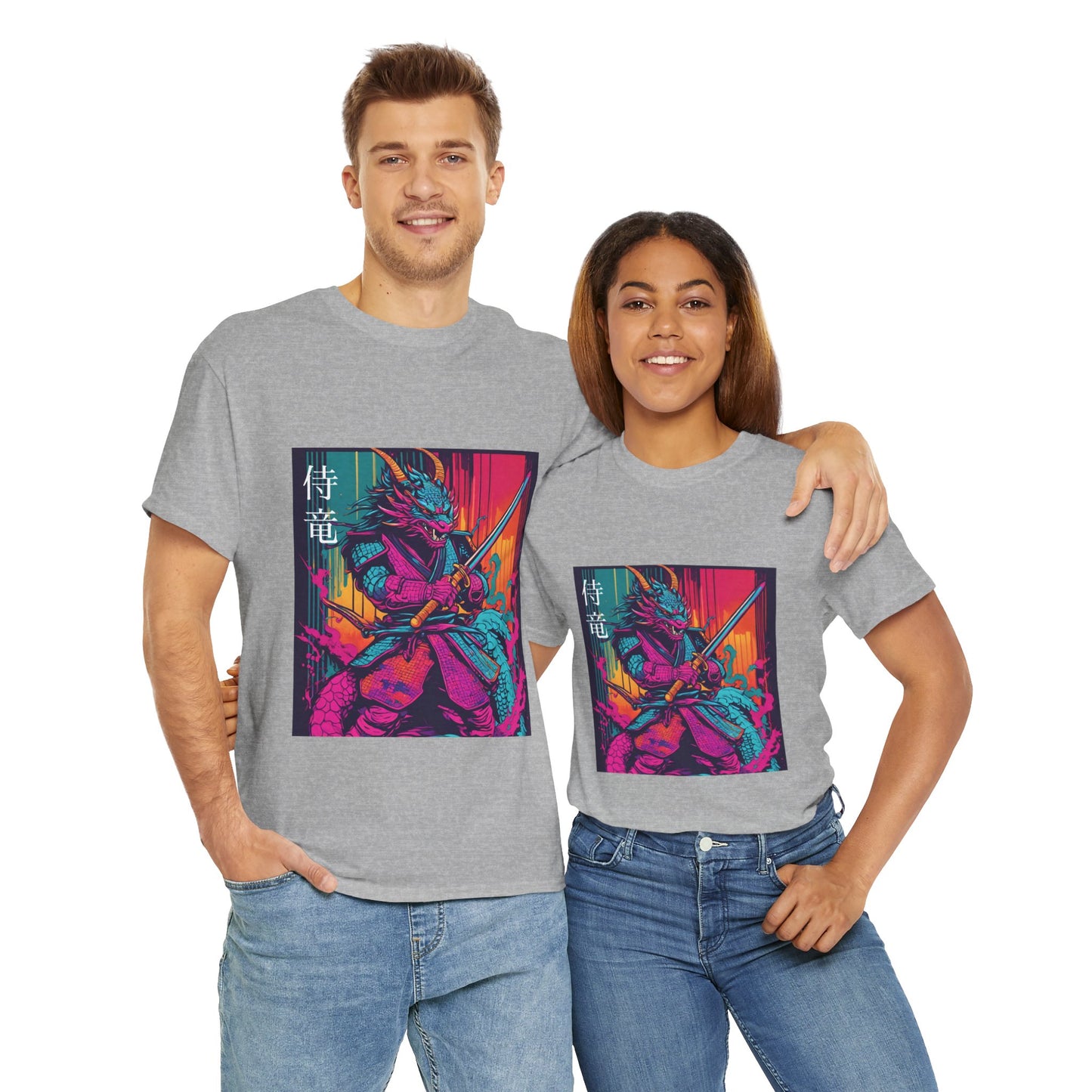 Dragon Samurai Pop Art - Flashlander Gym Shirt