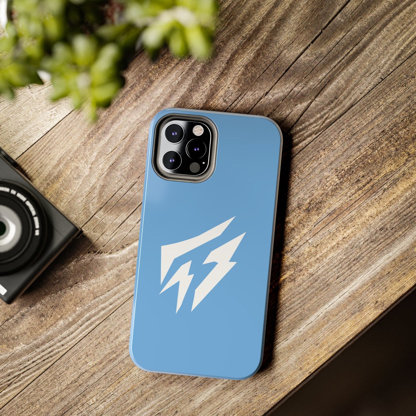 Flashlander Thunders Tough Phone Cases for all Iphone and Samsung Galaxy Light Blue