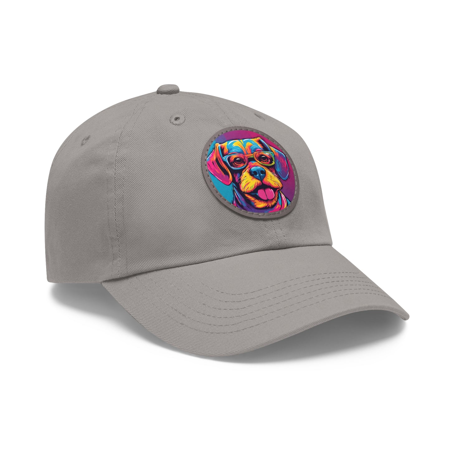 Chapeau pour chien avec lunettes, casquette pour chien, chapeau Pop Art pour chien, chapeau de papa avec patch (rond), casquette de baseball, chapeau pour chien, casquette pour chien, chapeau personnalisé Flashlander