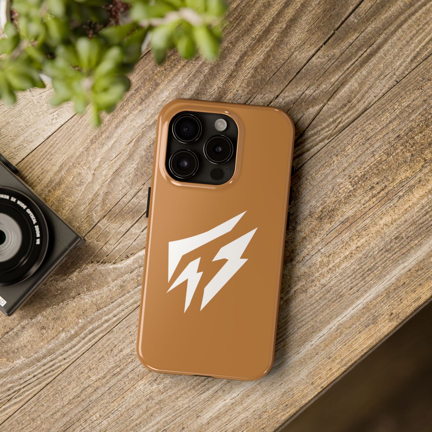 Flashlander Thunders Tough Phone Cases for all Iphone and Samsung Galaxy Light Brown