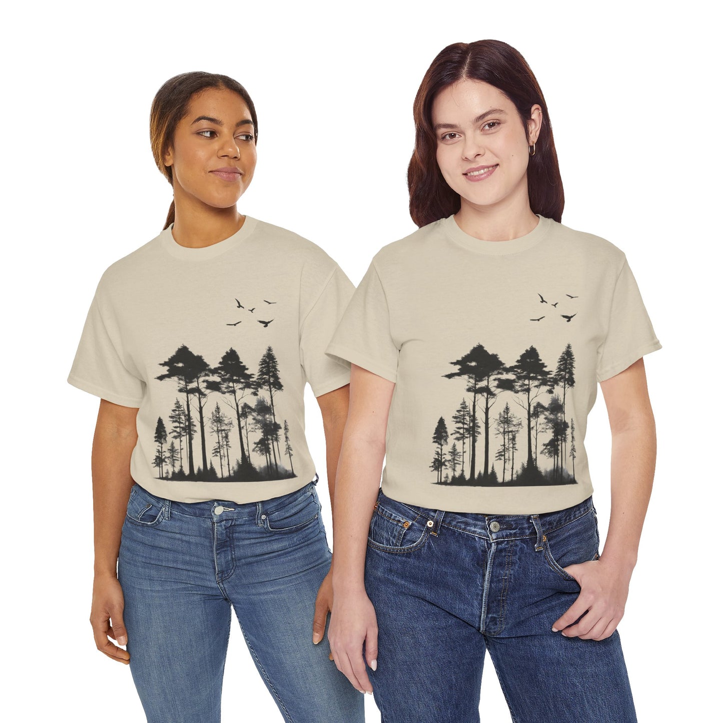 T-shirt de sport Pine Tree Forest Flashlander