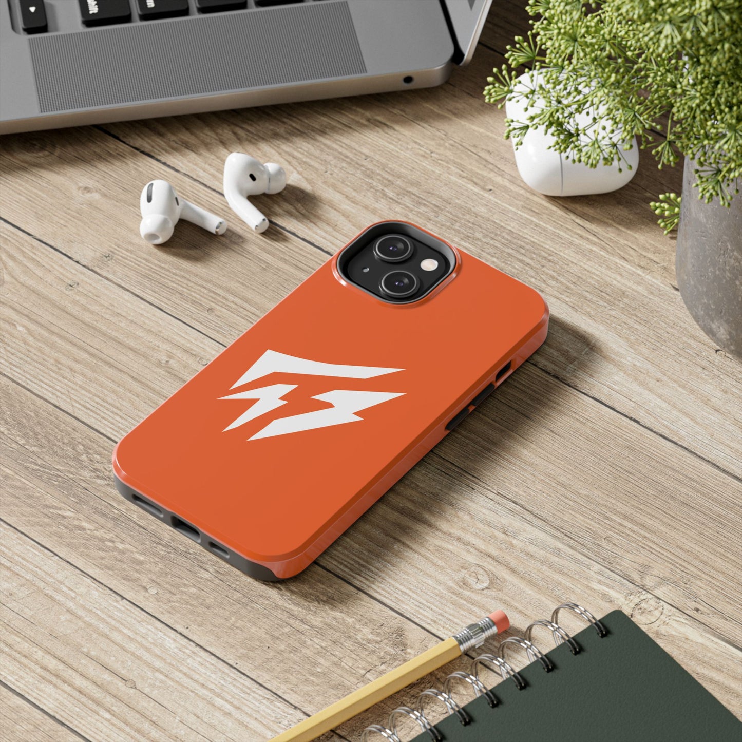 Flashlander Thunders Tough Phone Cases for all Iphone and Samsung Galaxy Orange