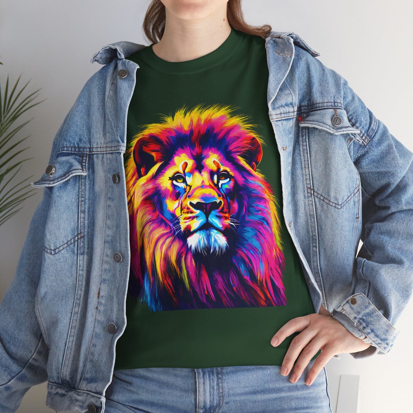 Lion Art Pop T-Shirt Flashlander