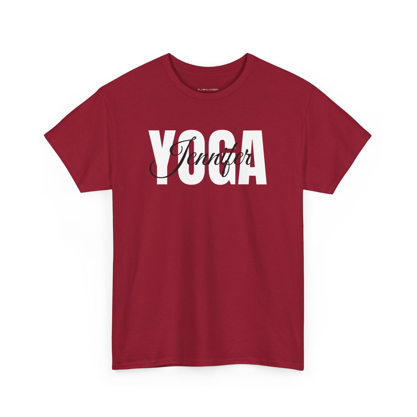 Personalized Yoga Shirt with Custom Name - Flashlander Gym Tee