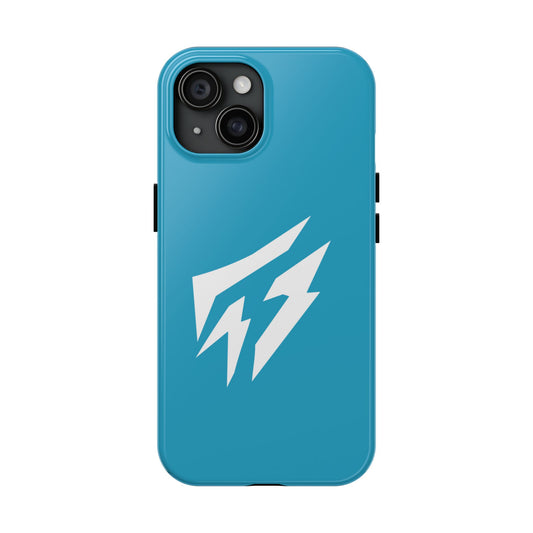 Flashlander Thunders Tough Phone Cases for all Iphone and Samsung Galaxy Blue Aqua Turquoise