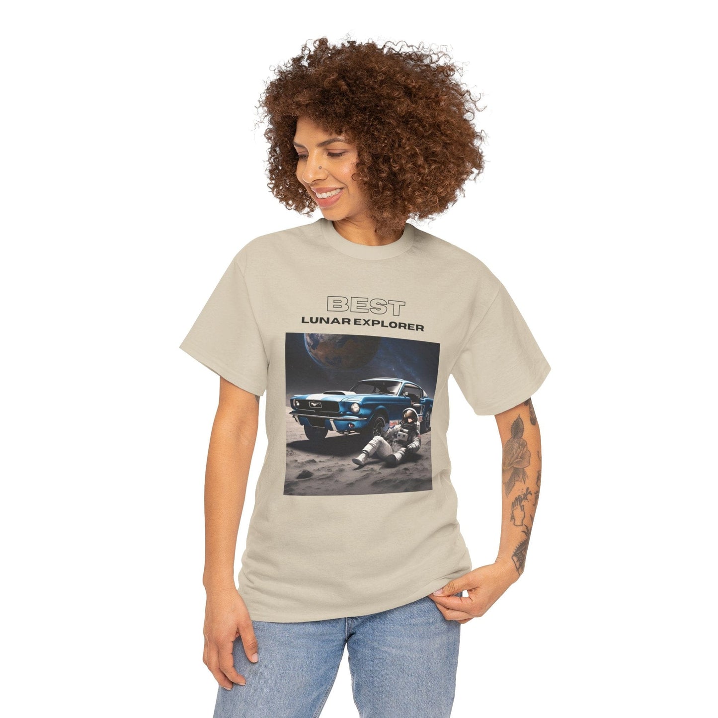 Astronaut Adventure Best Lunar Explorer Graphic Tee Flashlander