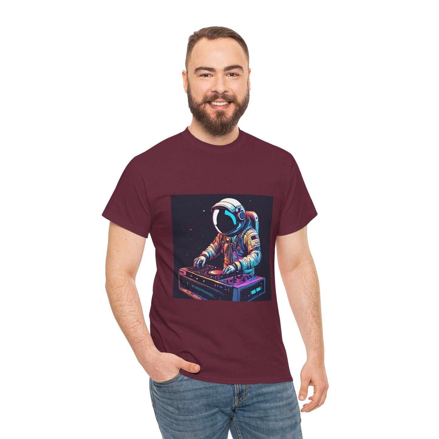 Astronaut Techno DJ Flashlander Gym Shirt