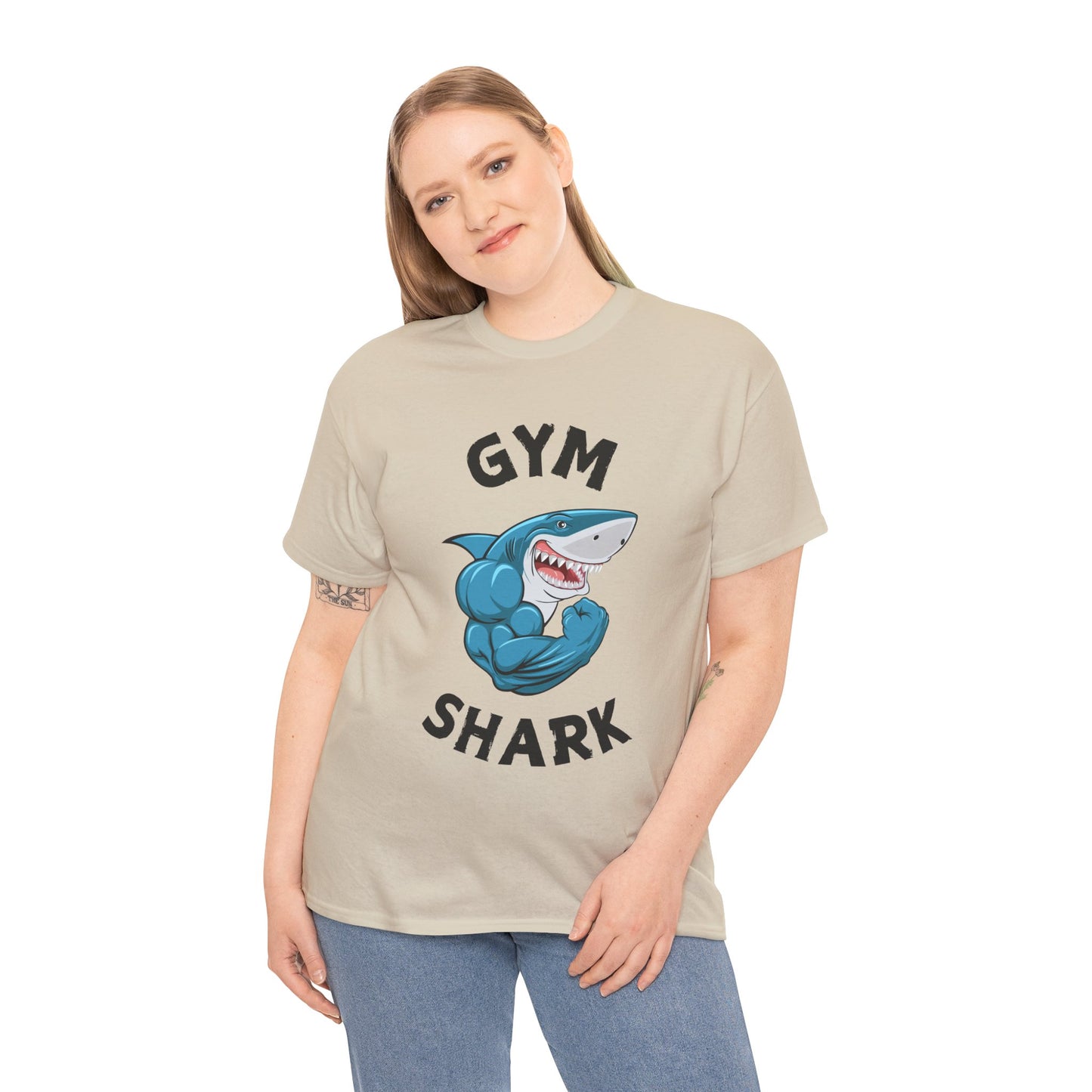 Muscle Gym Shark Bodybuilder Shirt - Flashlander