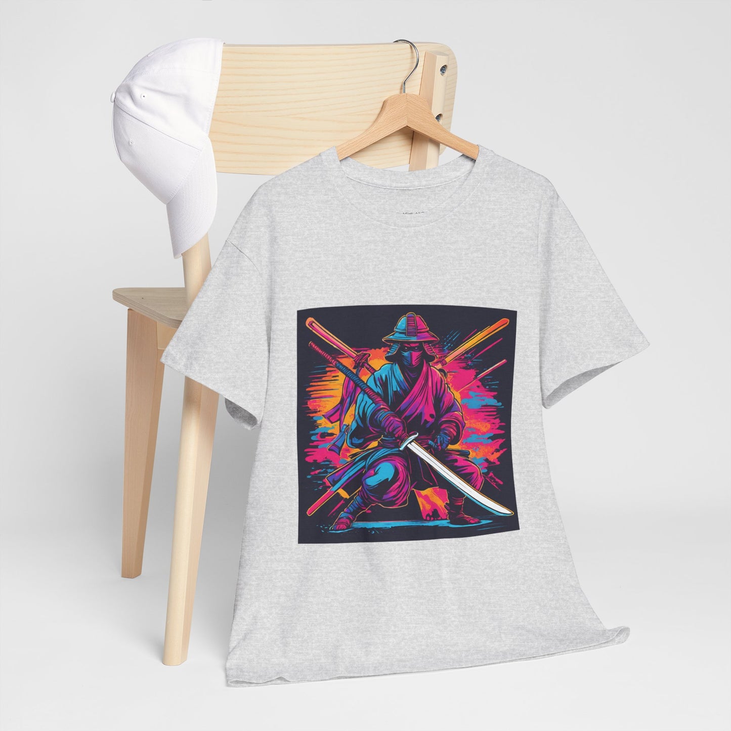 Samurai Warrior Sunset - Flashlander Gym Shirt