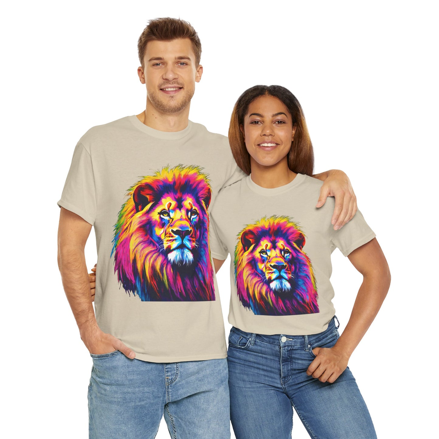 Lion Art Pop T-Shirt Flashlander