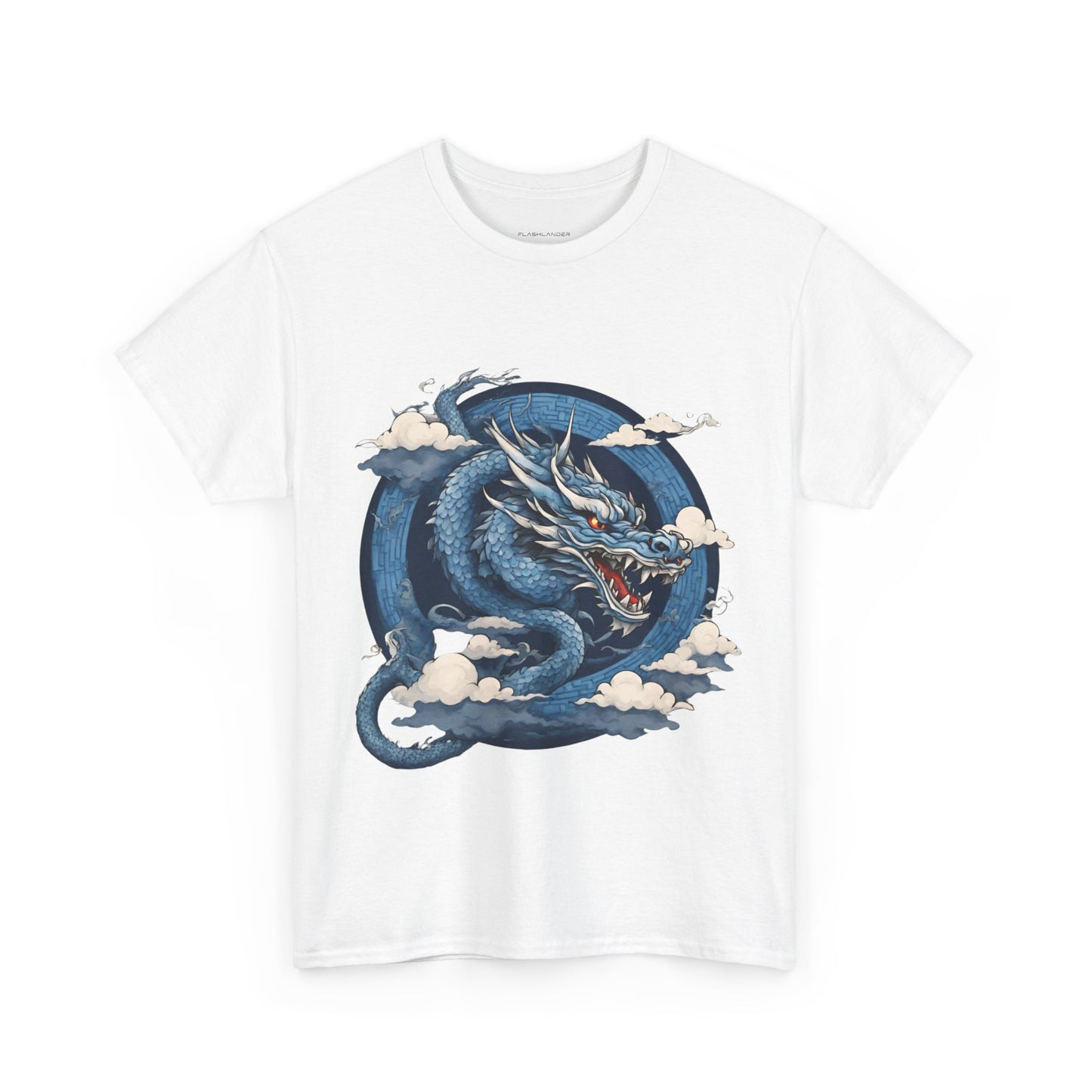 Dragon bleu japonais - T-shirt de sport Flashlander