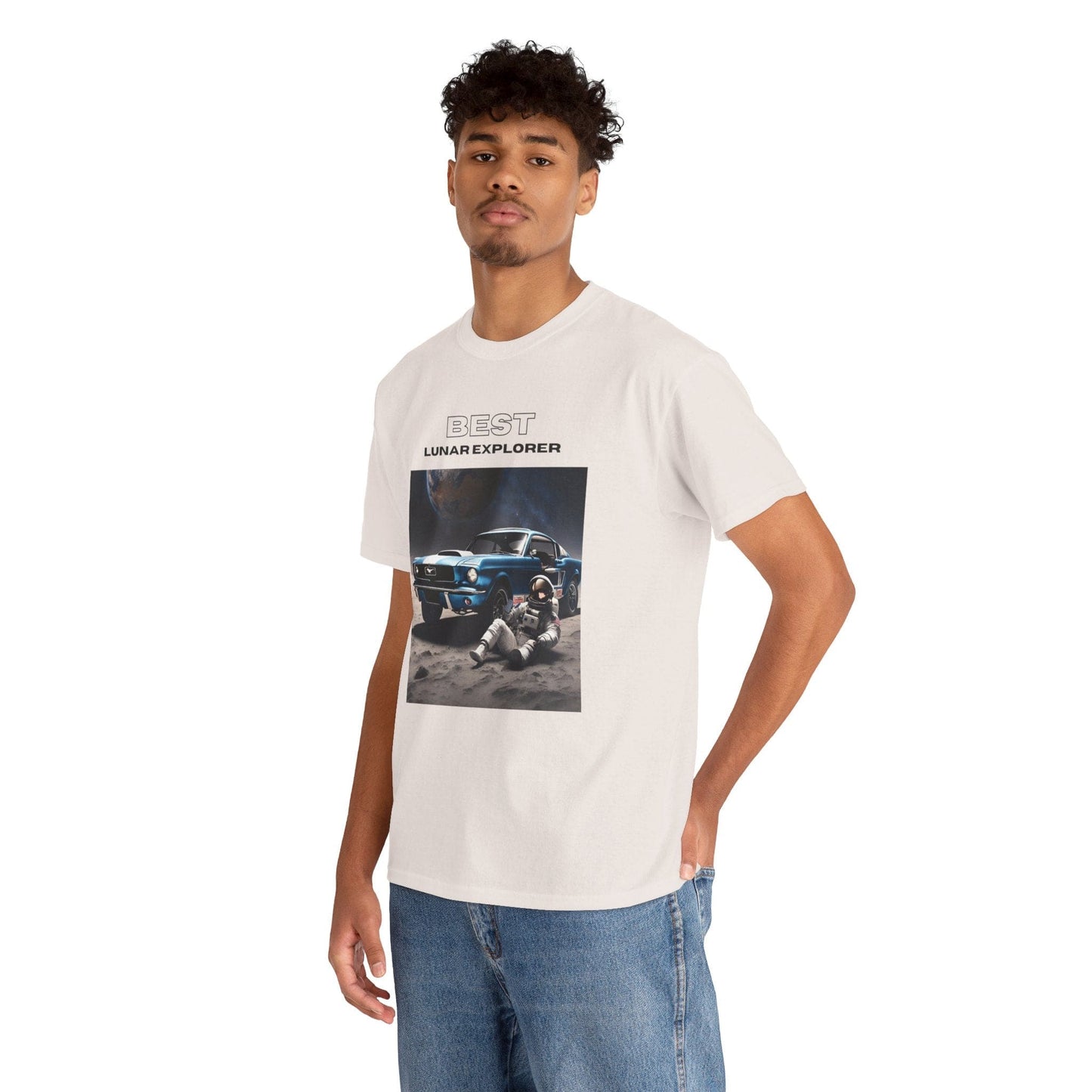 Astronaut Adventure Best Lunar Explorer Graphic Tee Flashlander