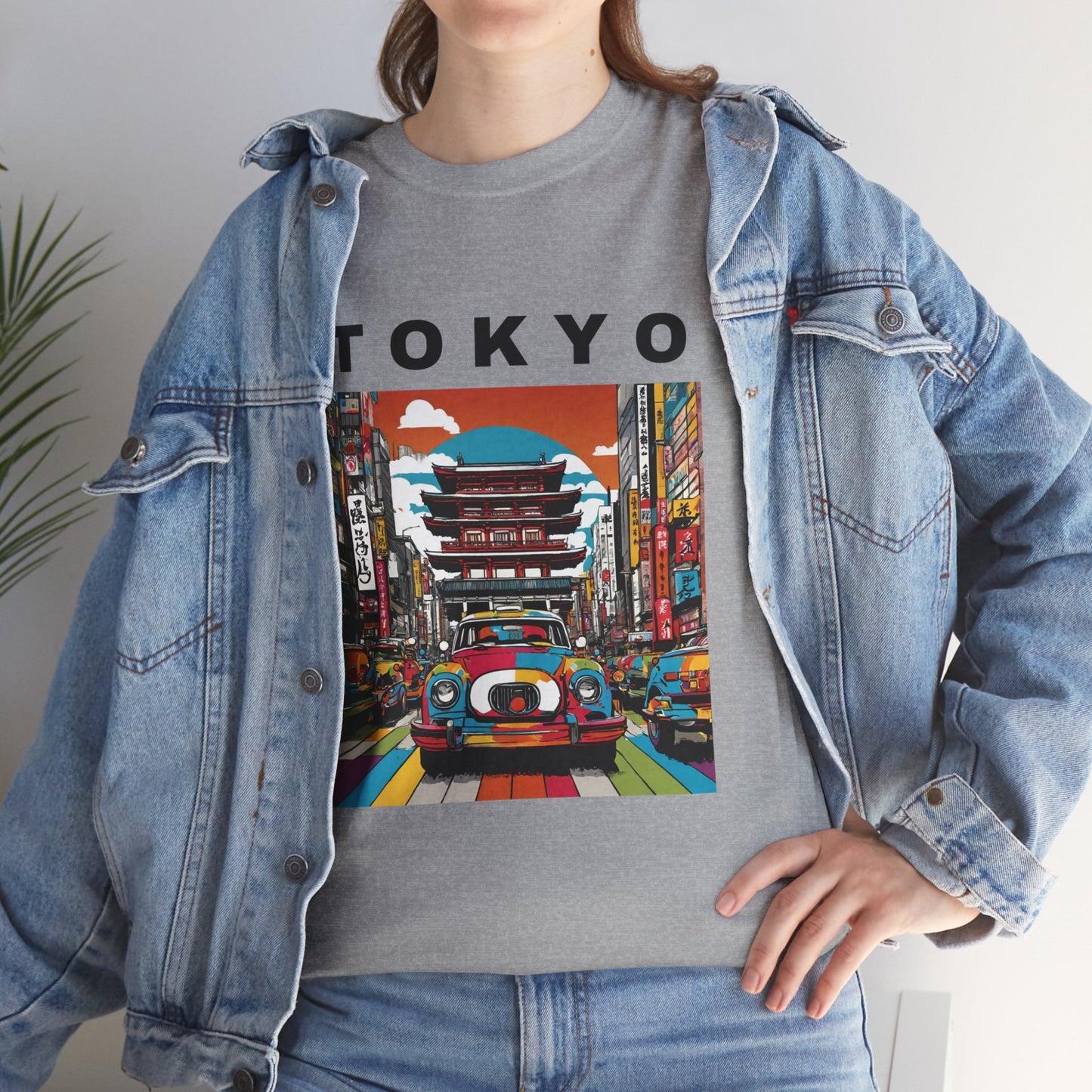 Tokyo Vintage Street Art Pop - Flashlander Gym Shirt