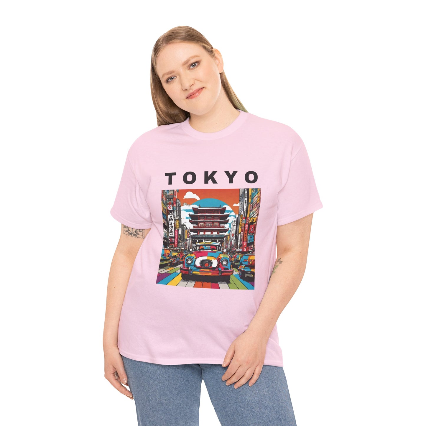 Tokyo Vintage Street Art Pop - Flashlander Gym Shirt