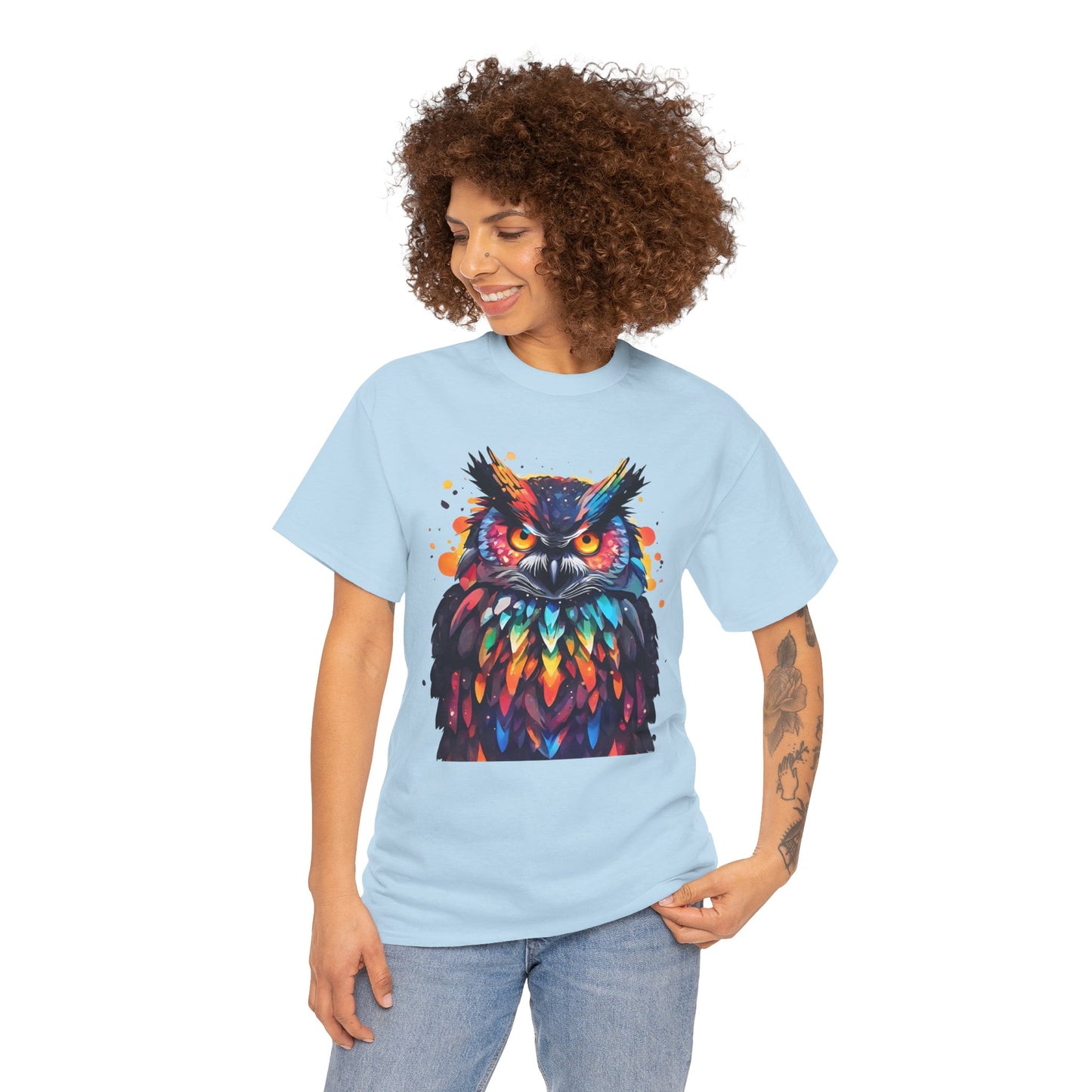 Owl Feathered Symphony Flashlander Gym Shirt