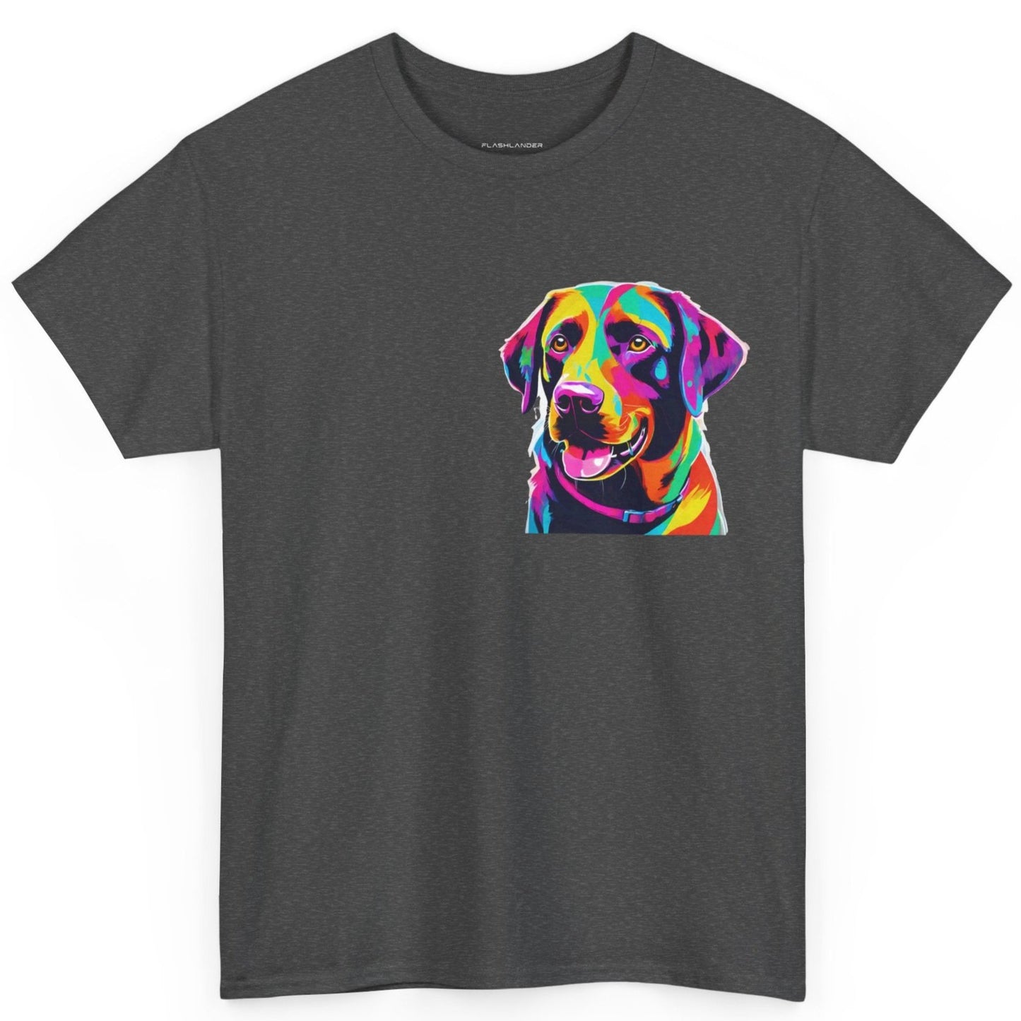 Pop Art Lab Dog in the Heart Flashlander Gym Shirt