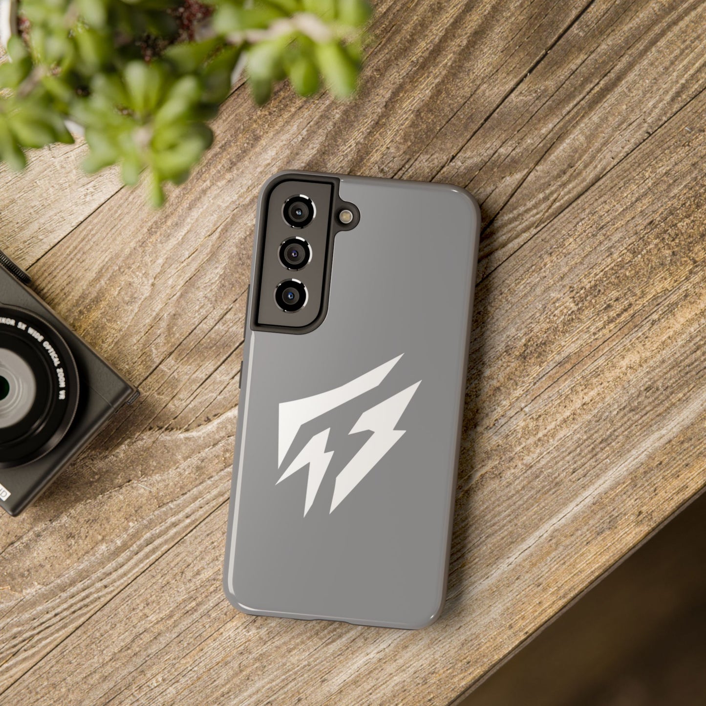 Flashlander Thunders Tough Phone Cases for all Iphone and Samsung Galaxy Grey