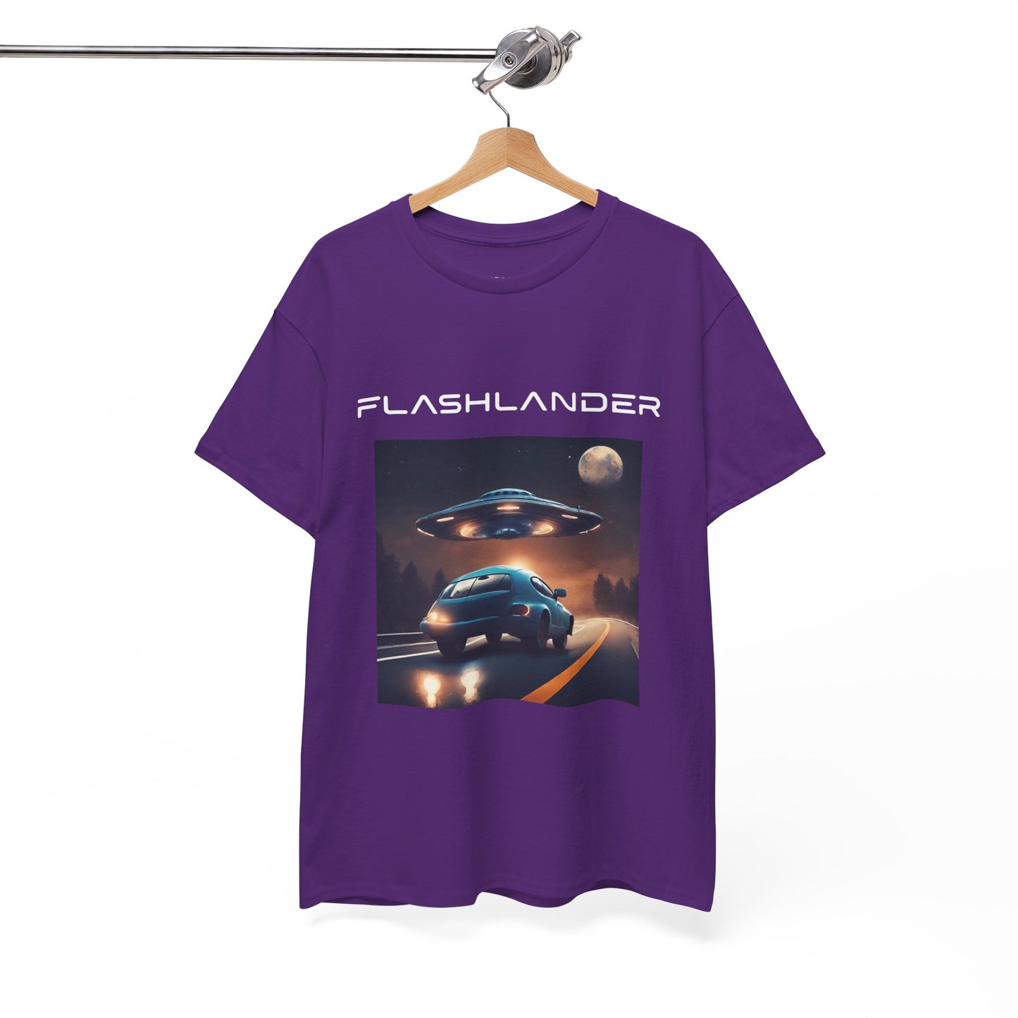 Retro UFO Alien Flashlander Gym Shirt