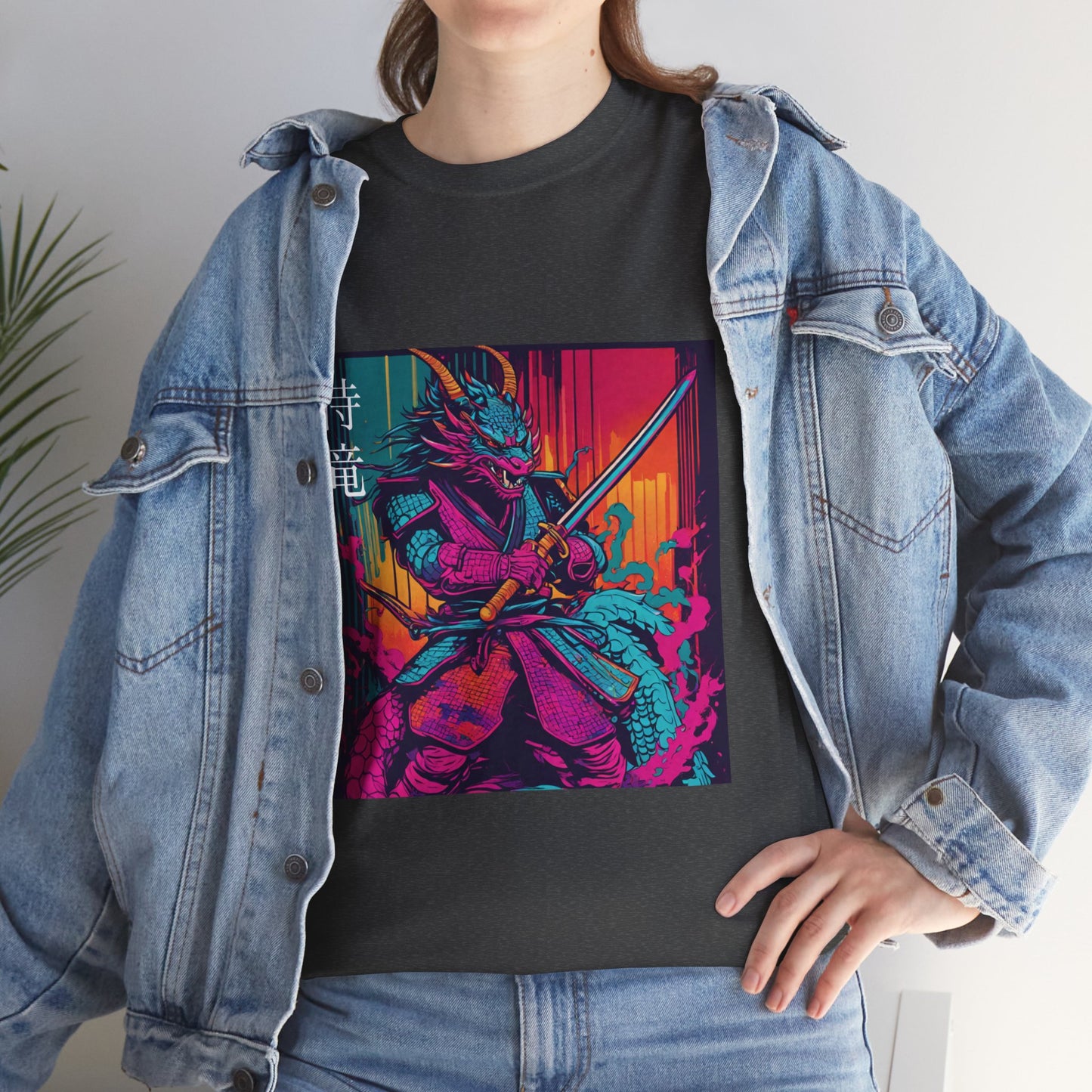 Dragon Samurai Pop Art - Flashlander Gym Shirt