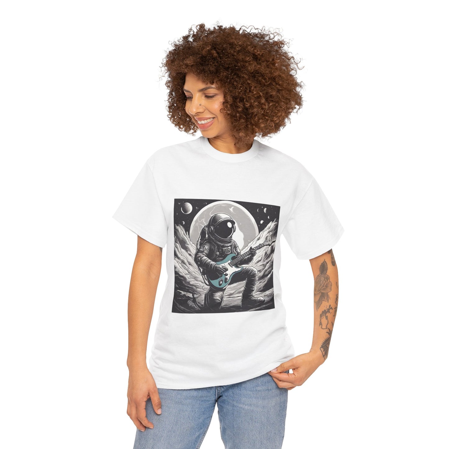 Galactic Jam Rockstar Astronaut Flashlander Gym Shirt