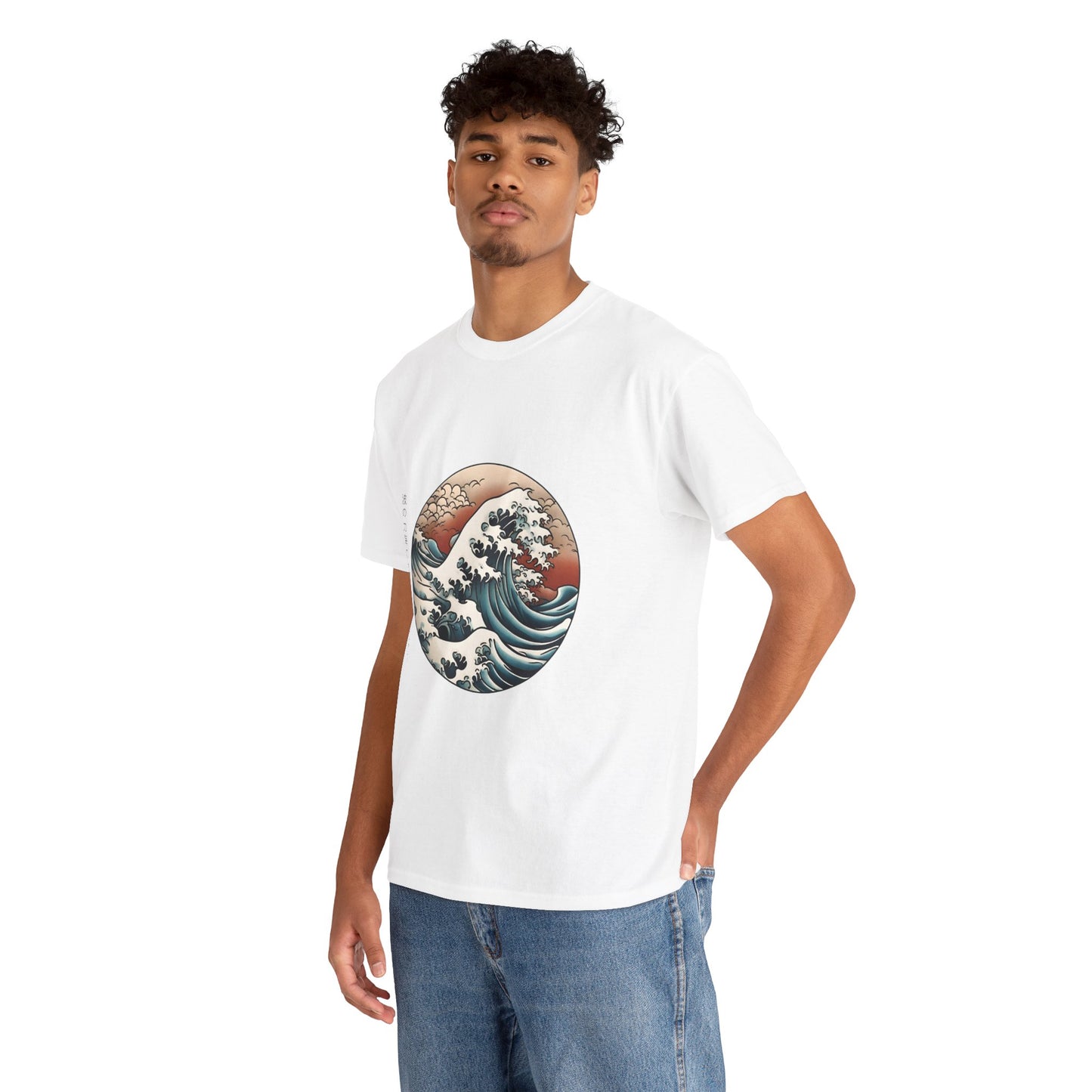 Japanese Sea Waves with Custom Japanese Name - Flashlander Gym Shirt