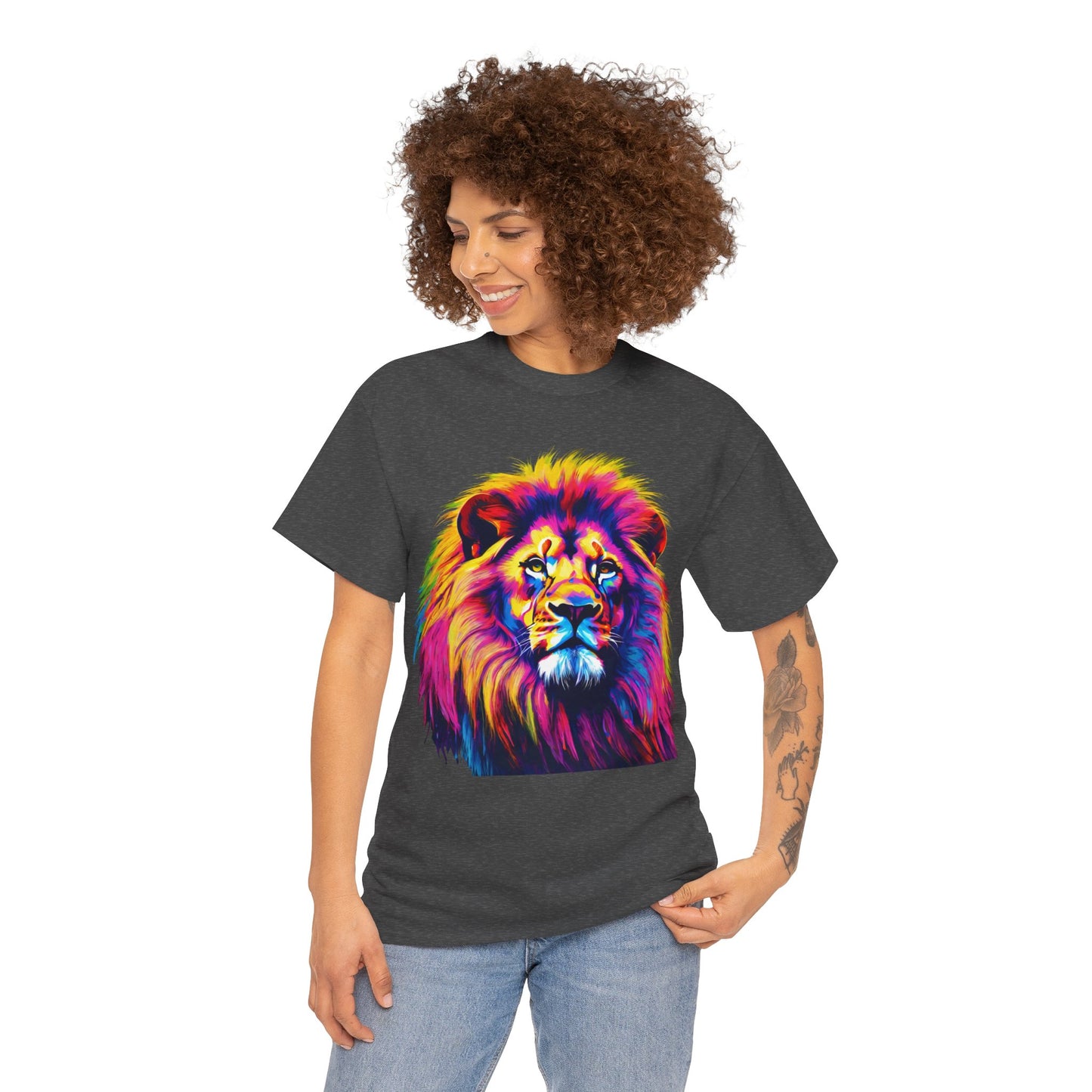 Lion Art Pop T-Shirt Flashlander