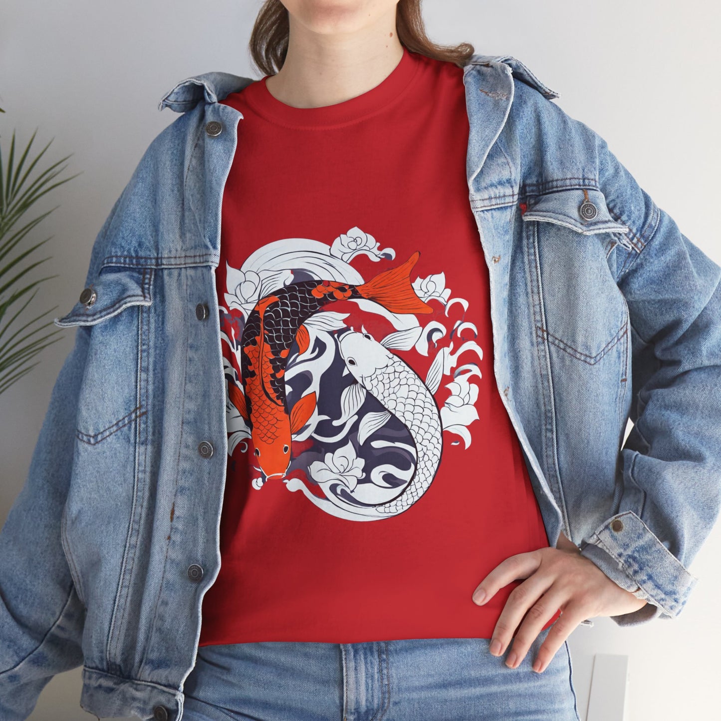 Yin Yang Japanese Koi Fish Flashlander Gym Shirt