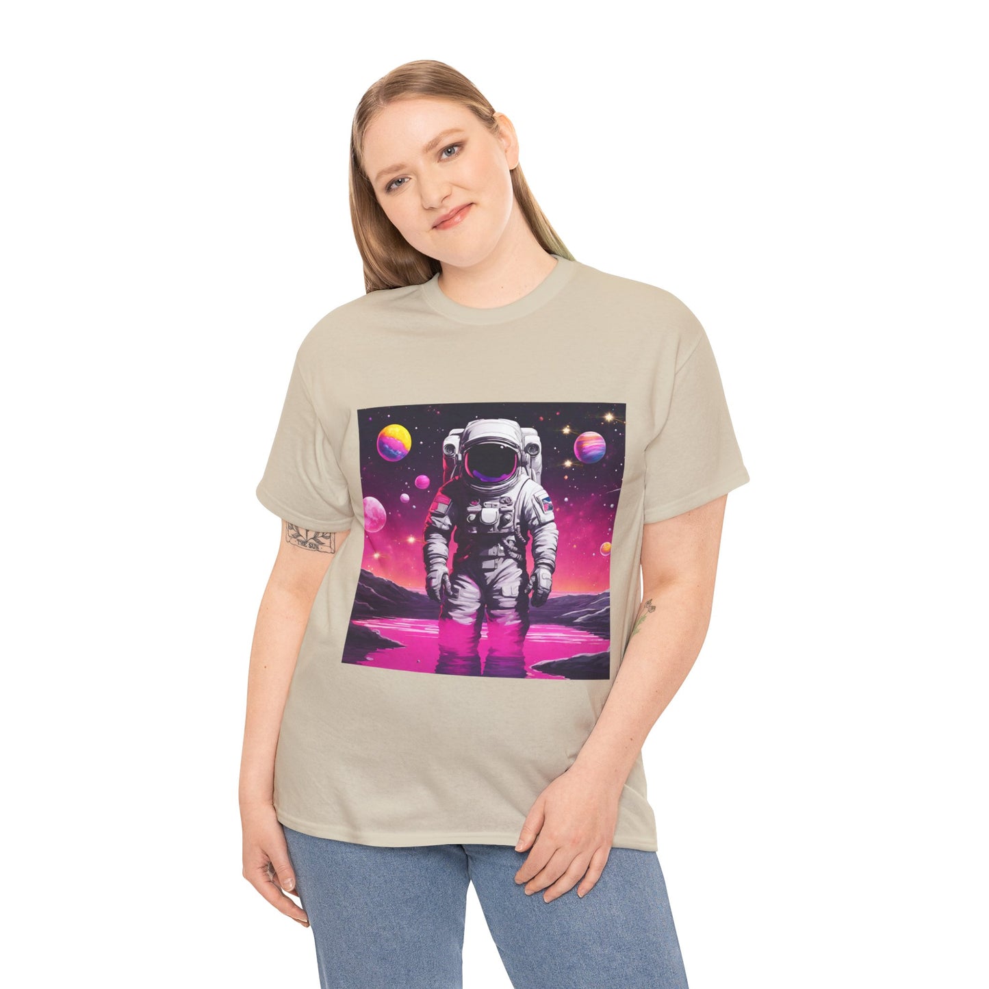 Astronaut Exploring New Worlds Flashlander Gym Shirt