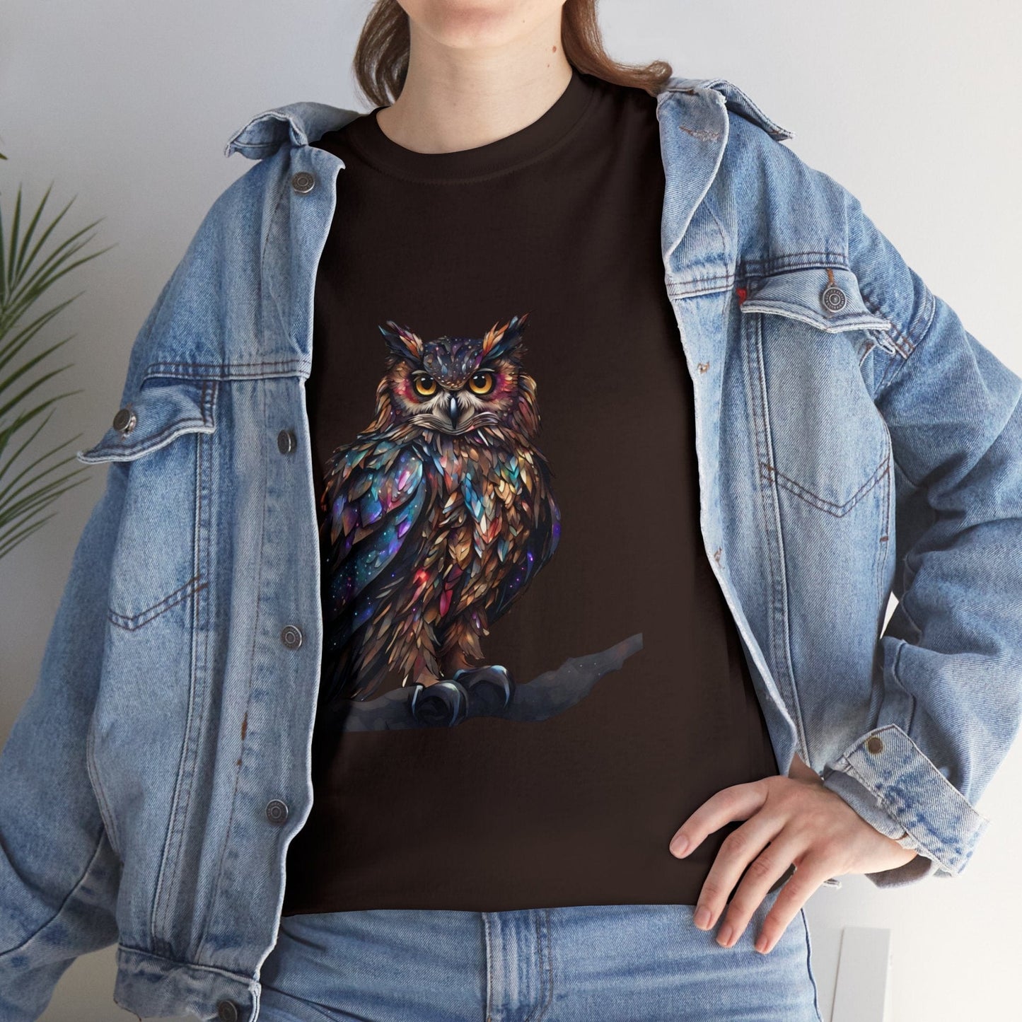 Owl Shirt Unisex Heavy Cotton Tee Flashlander