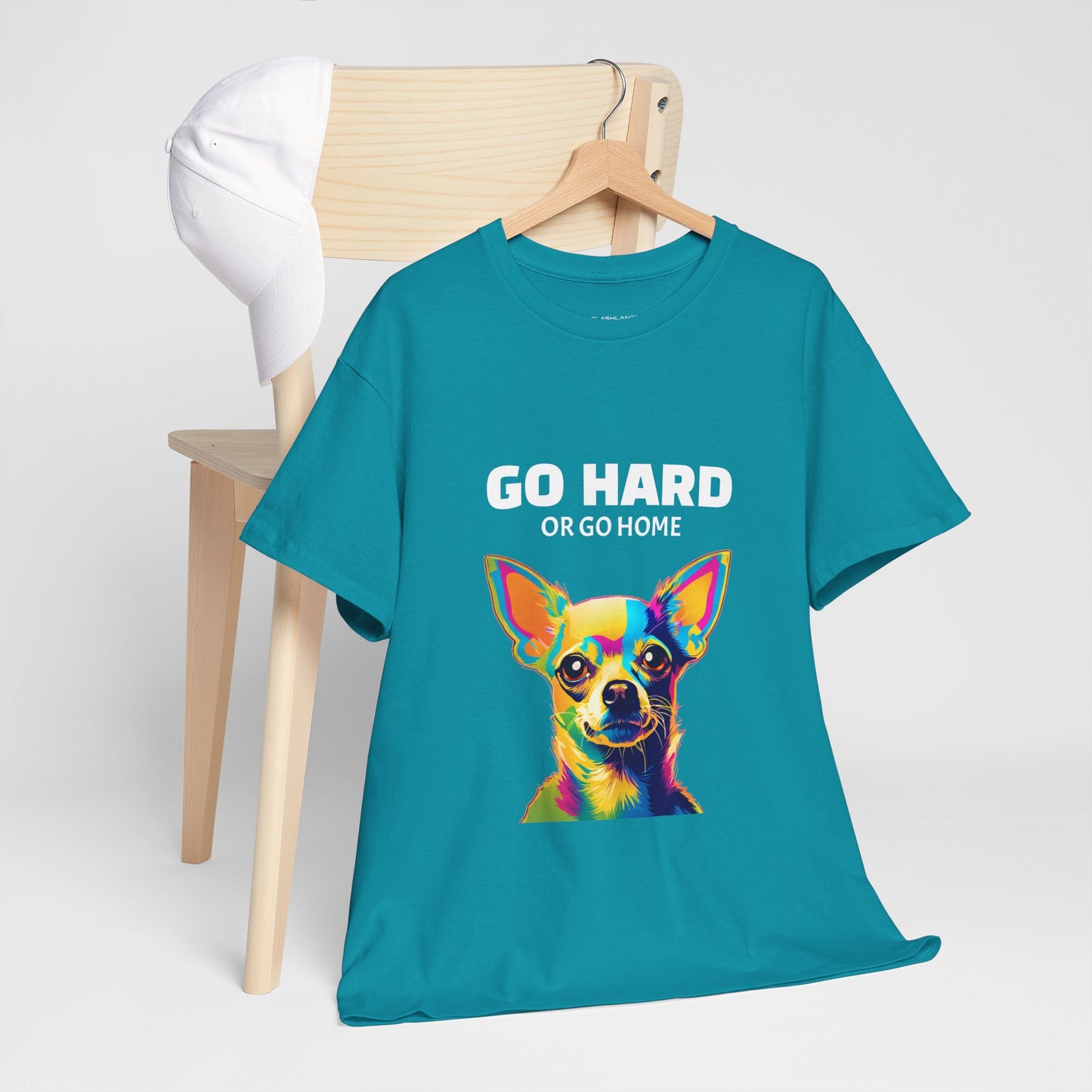 Chihuahua Dog Pop Art - Go Hard or Go Home Flashlander Gym Shirt