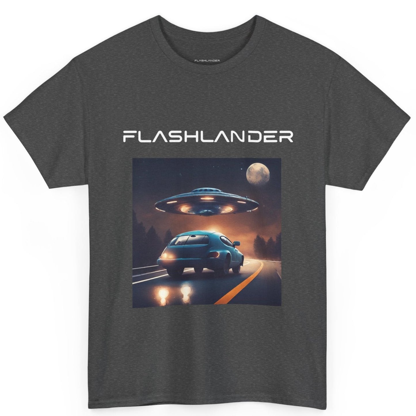 Retro UFO Alien Flashlander Gym Shirt