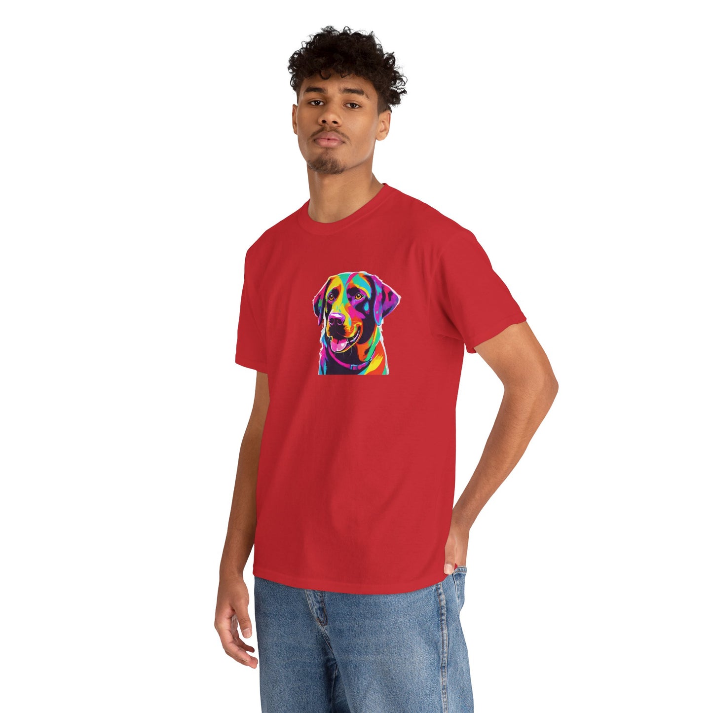 Pop Art Lab Dog in the Heart Flashlander Gym Shirt