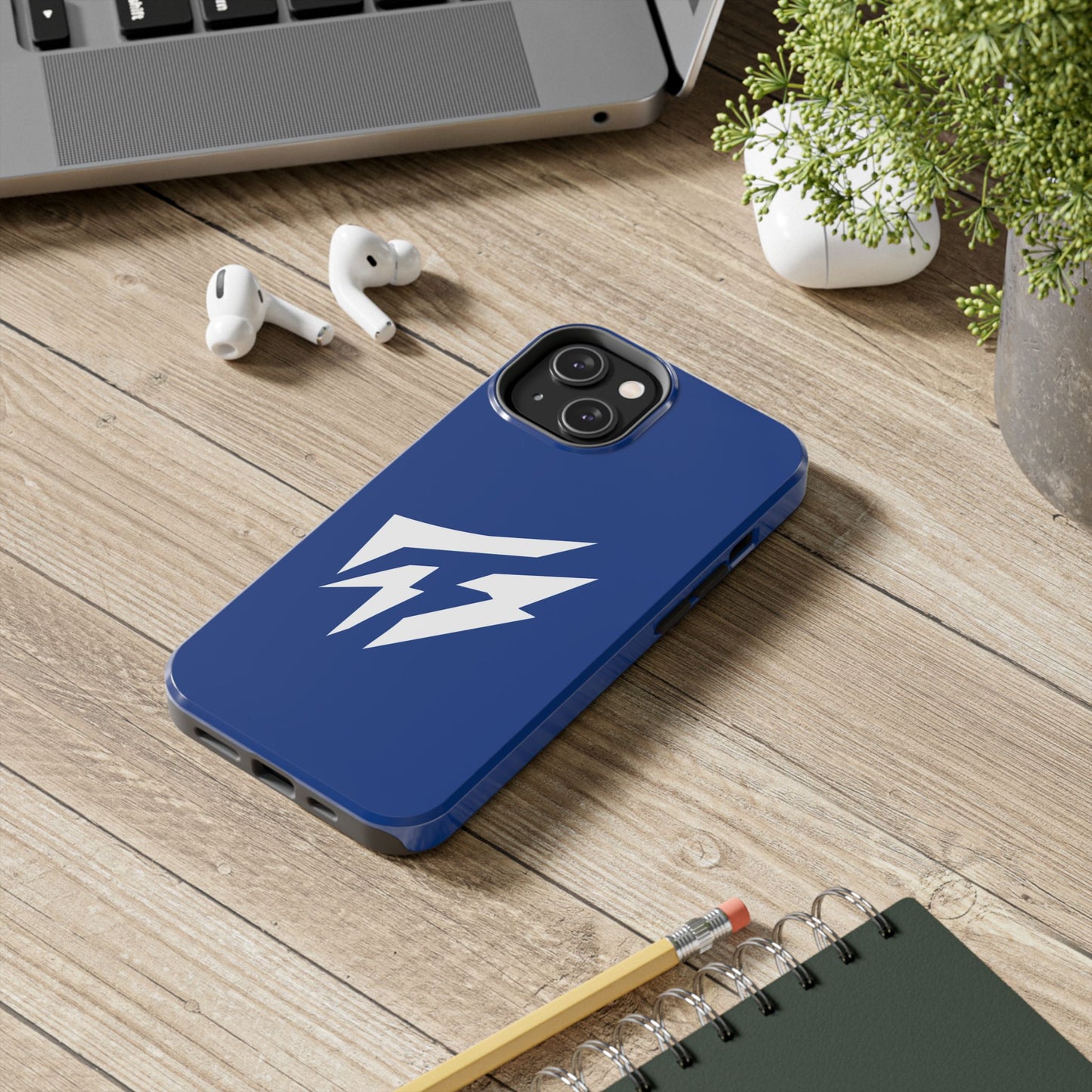 Flashlander Thunders Tough Phone Cases for all Iphone and Samsung Galaxy Dark Blue