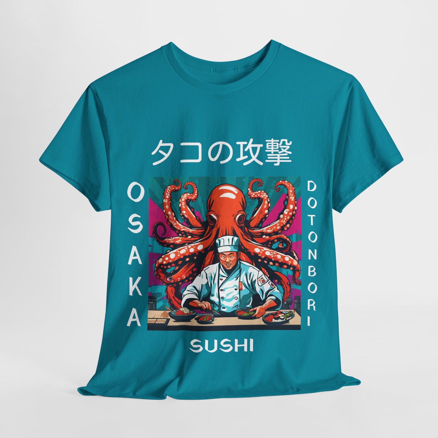 Octopus Escape Sushi Chef - Flashlander Gym Shirt