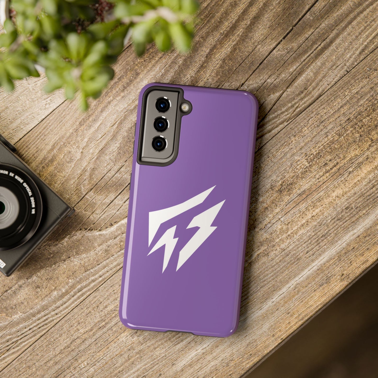 Flashlander Thunders Tough Phone Cases for all Iphone and Samsung Galaxy Light Purple