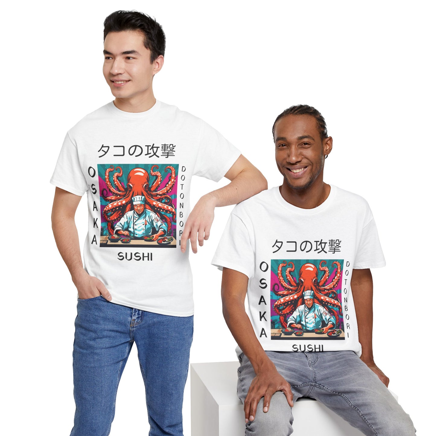 Octopus Escape Sushi Chef - Flashlander Gym Shirt