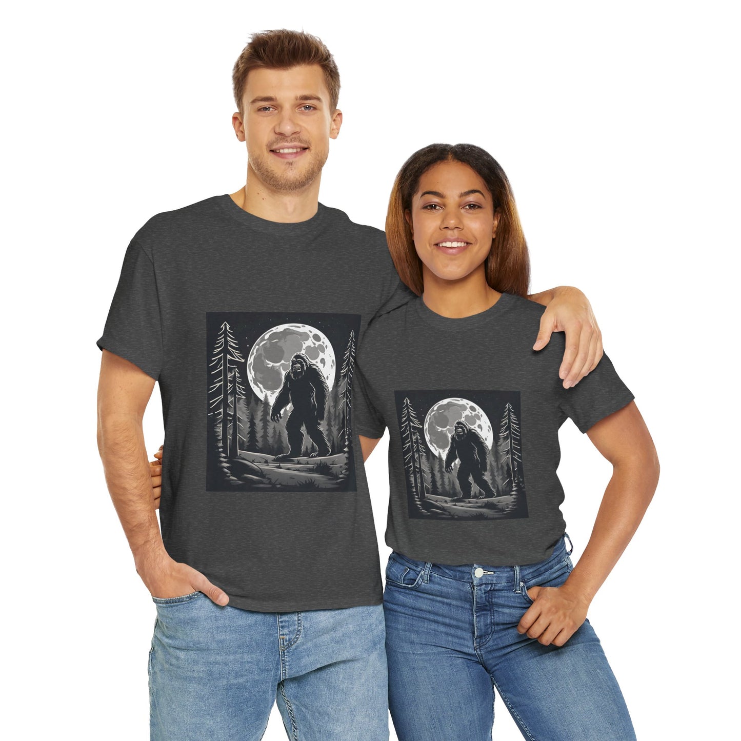 Bigfoot Funny Sasquatch Flashlander Gym Shirt