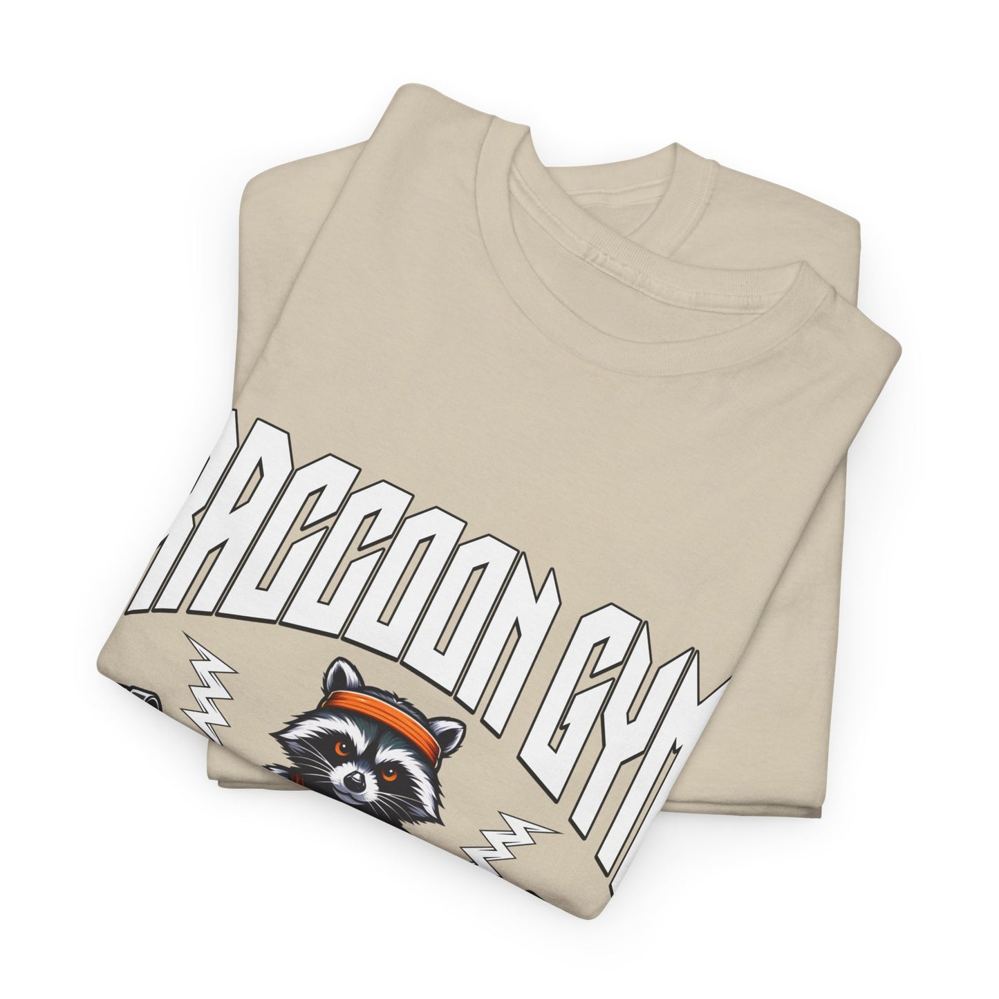 Raccoon Bodybuilder Shirt Flashlander Go Hard or Go Home Gym T-Shirt Cotton Unisex Graphic Tee