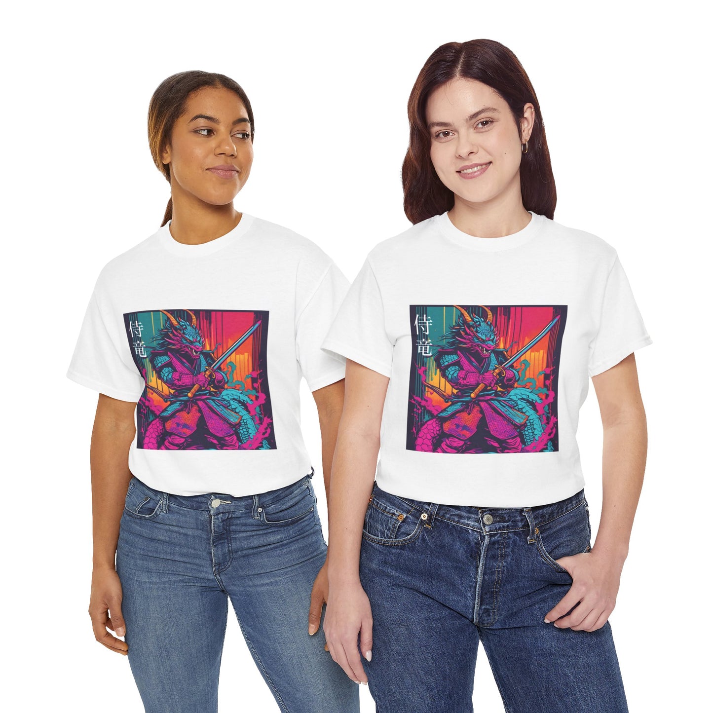 Dragon Samurai Pop Art - Flashlander Gym Shirt