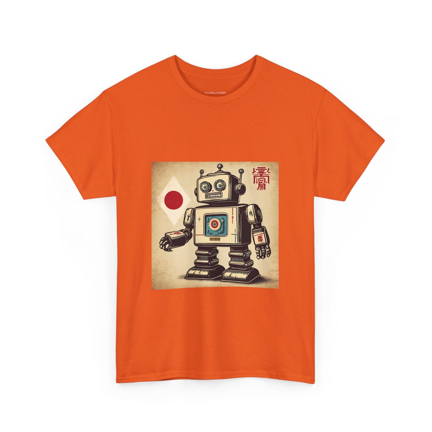 Camiseta deportiva con diseño de robot japonés vintage - Flashlander