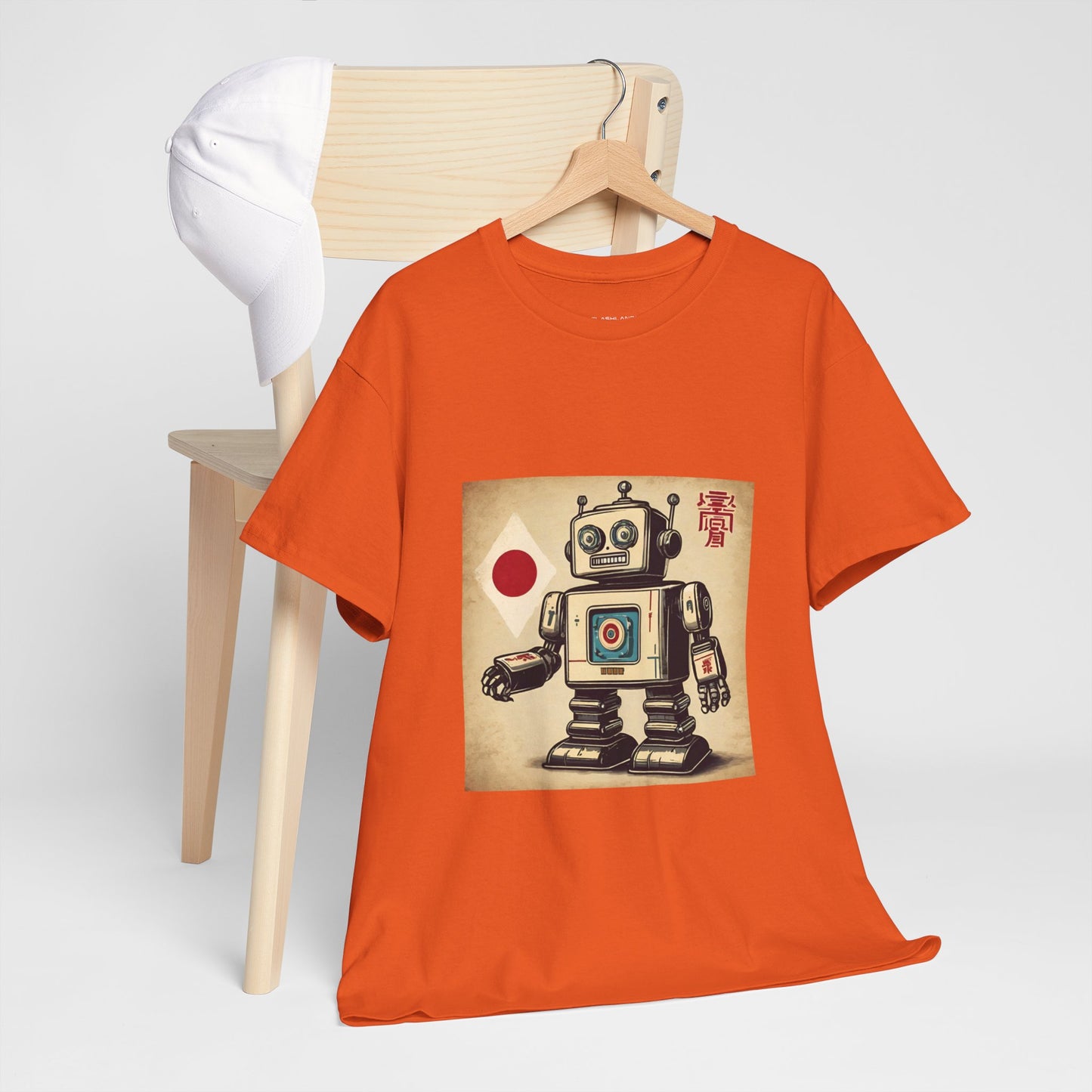 Camiseta deportiva con diseño de robot japonés vintage - Flashlander