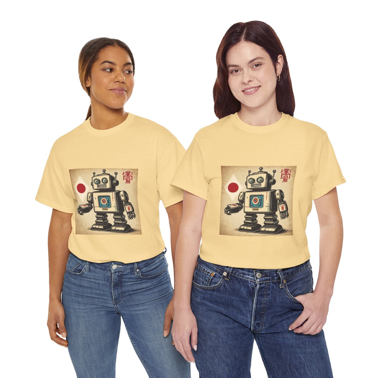 Camiseta deportiva con diseño de robot japonés vintage - Flashlander