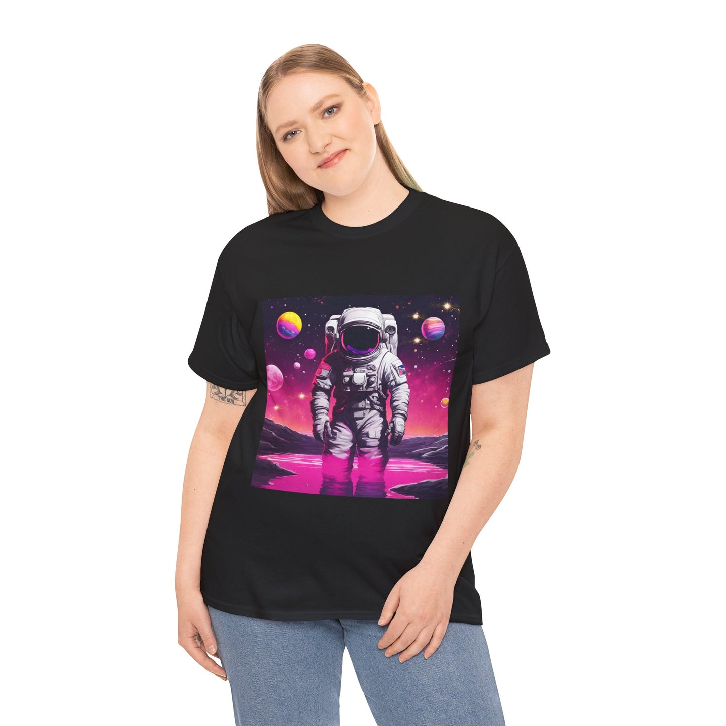 Astronaut Exploring New Worlds Flashlander Gym Shirt