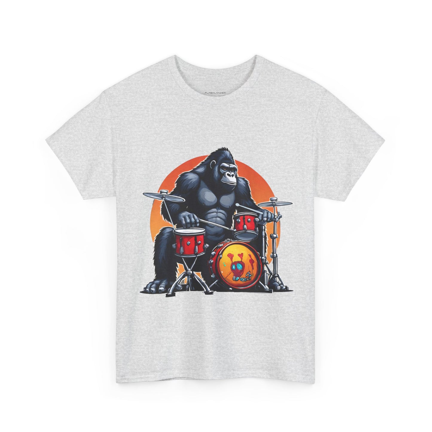 Camiseta deportiva Groove Gorilla Drummer Flashlander