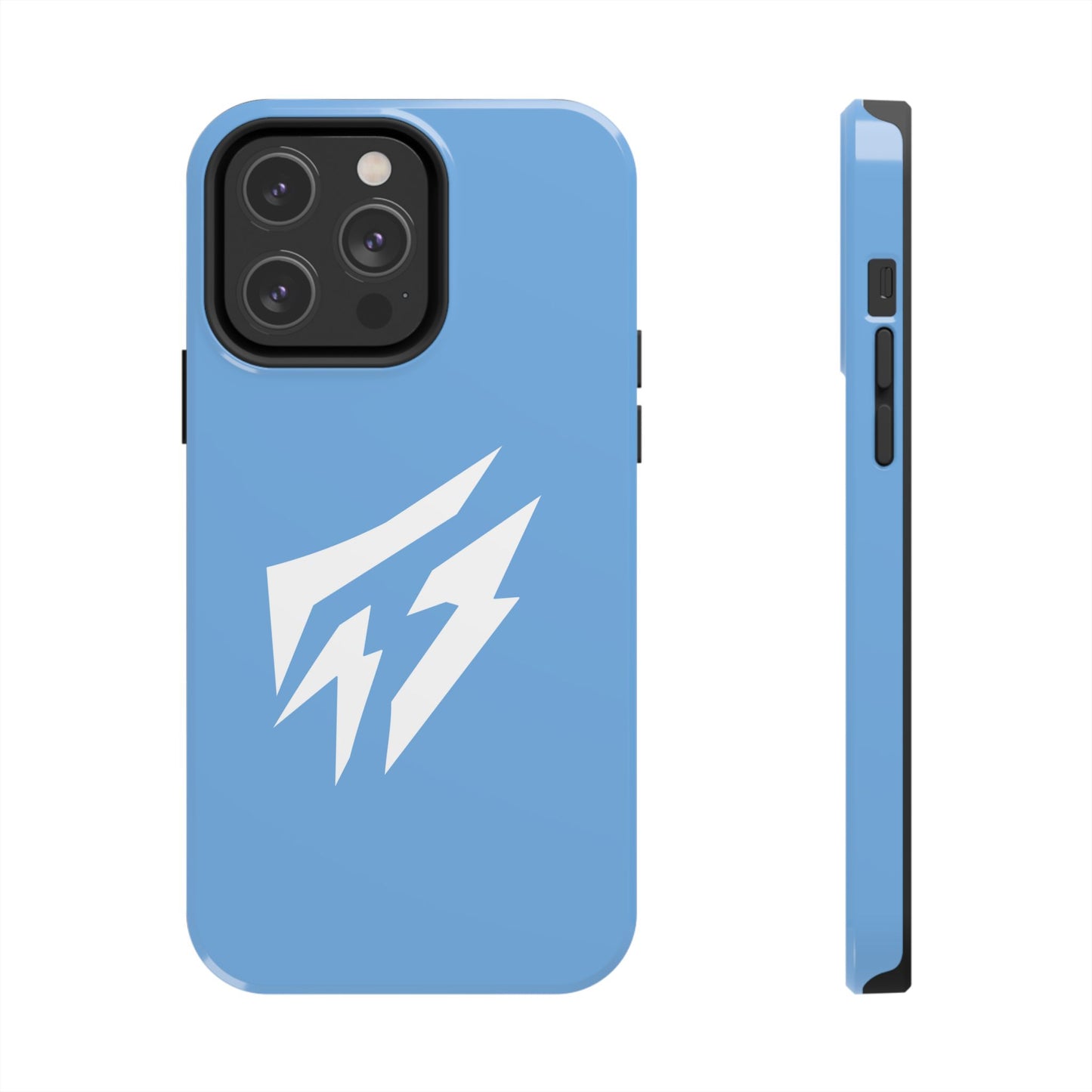 Flashlander Thunders Tough Phone Cases for all Iphone and Samsung Galaxy Light Blue