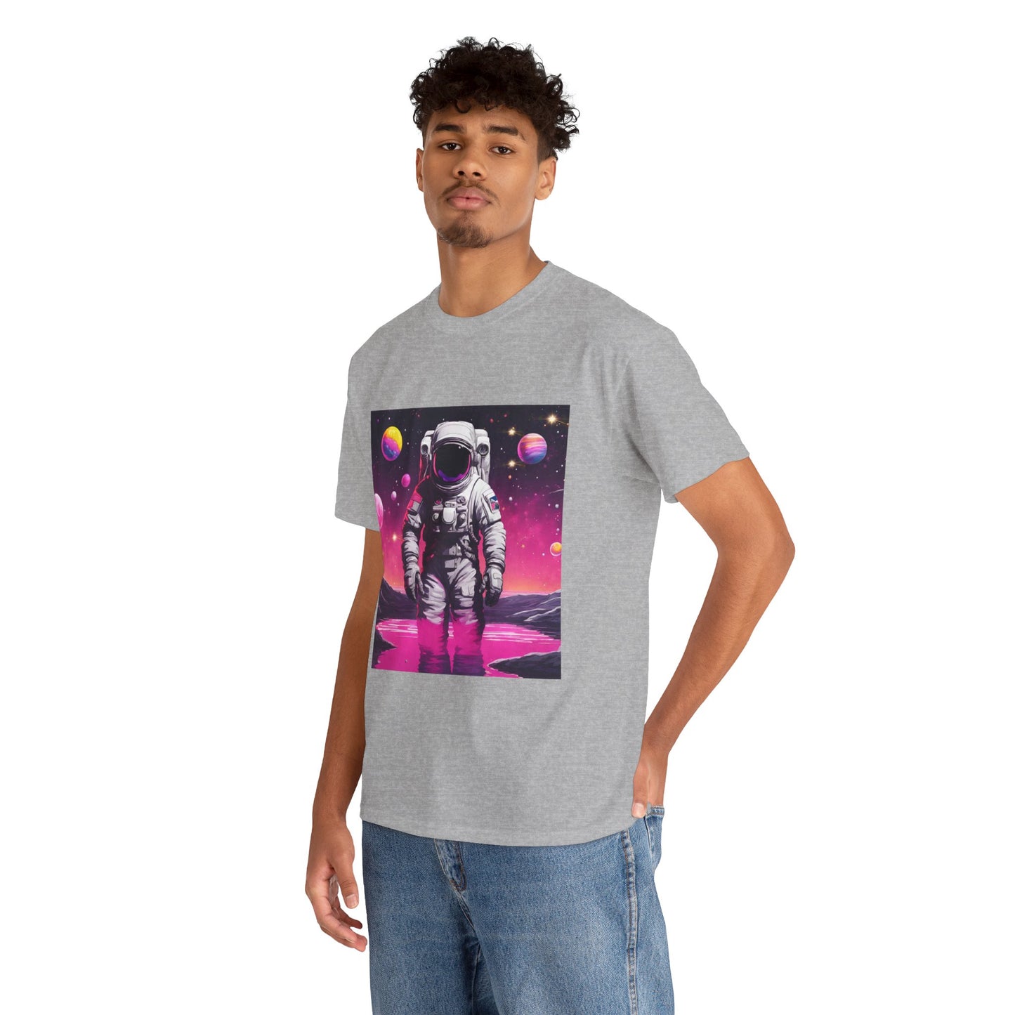 Astronaut Exploring New Worlds Flashlander Gym Shirt